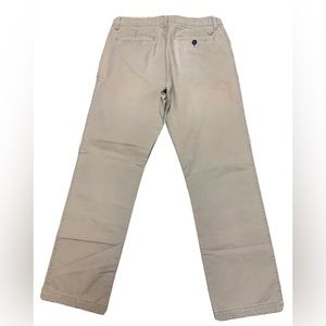 AEO American Eagle Outfitters Relaxed Straight Pants Khaki Chino Men's 33x32